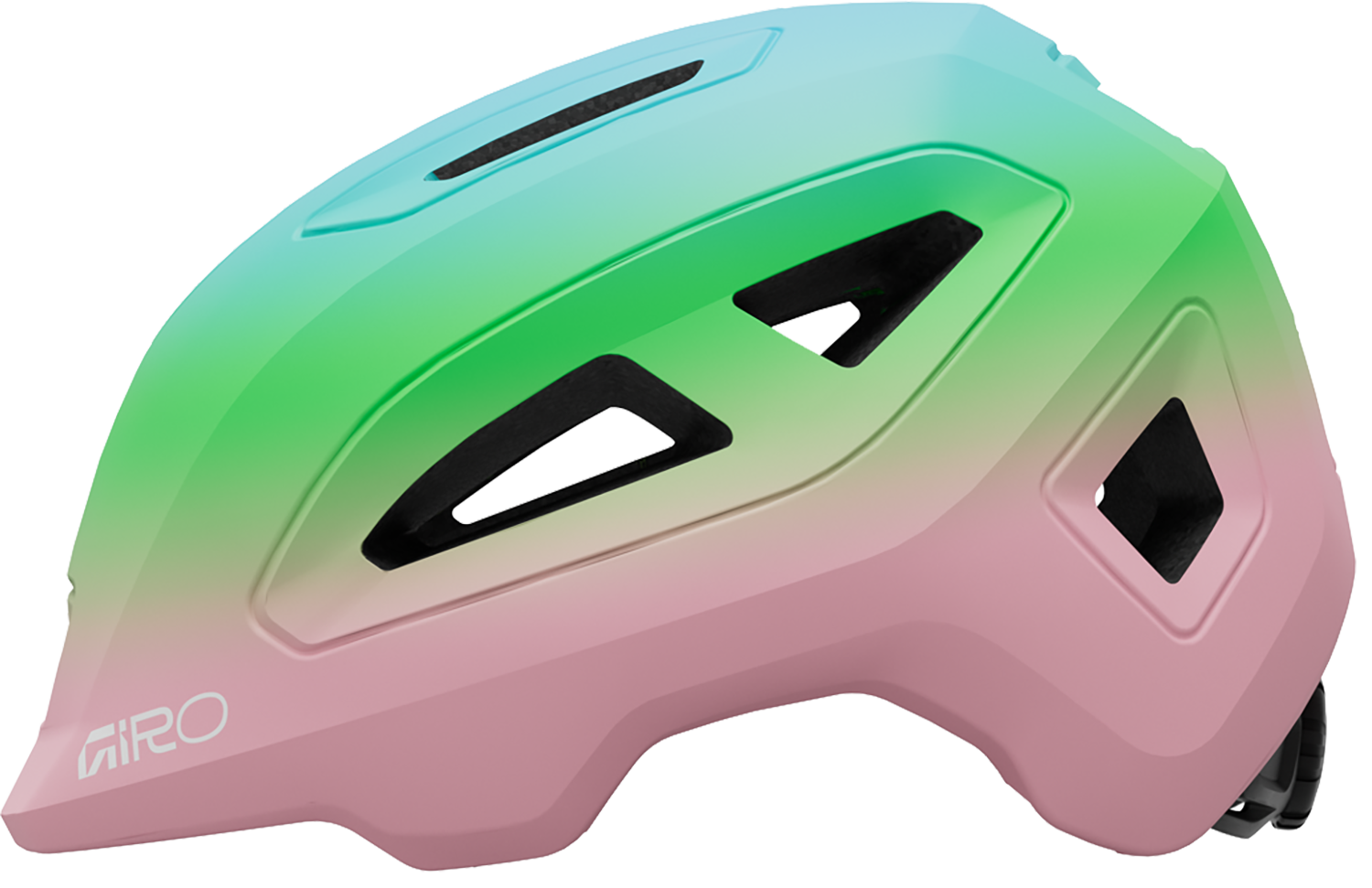 Giro Scamp II Casque enfant mat rose/vert