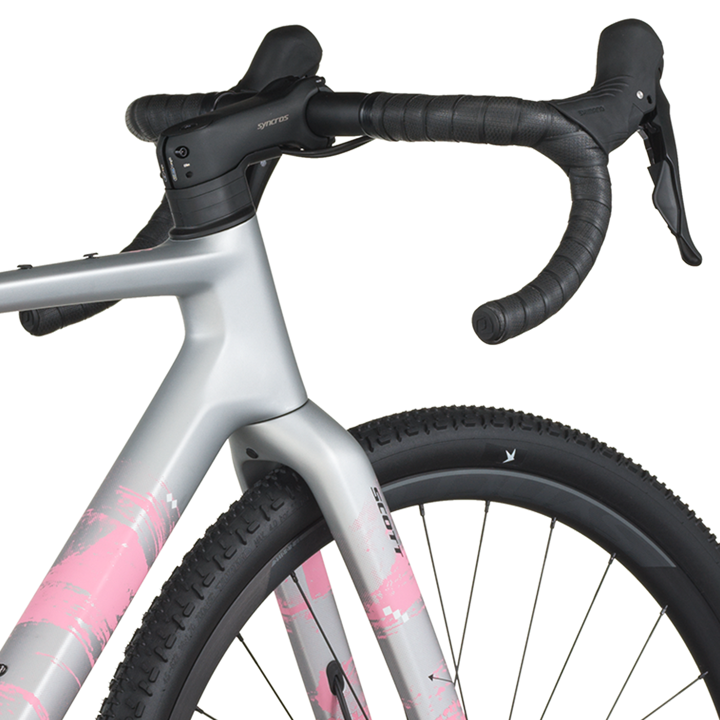 Scott Addict Gravel 30 gris carbone