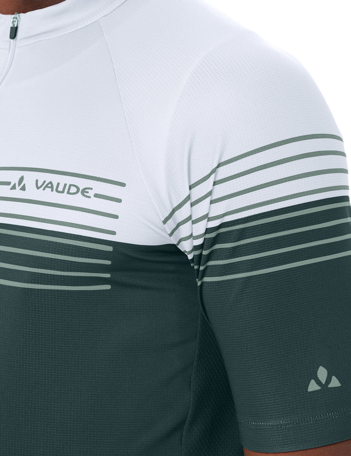 VAUDE Homme Posta HZ Tricot II deep pond/blanc