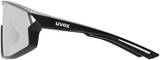 uvex Skyryse lunettes de vélo Noir Mat / Miroir Argent