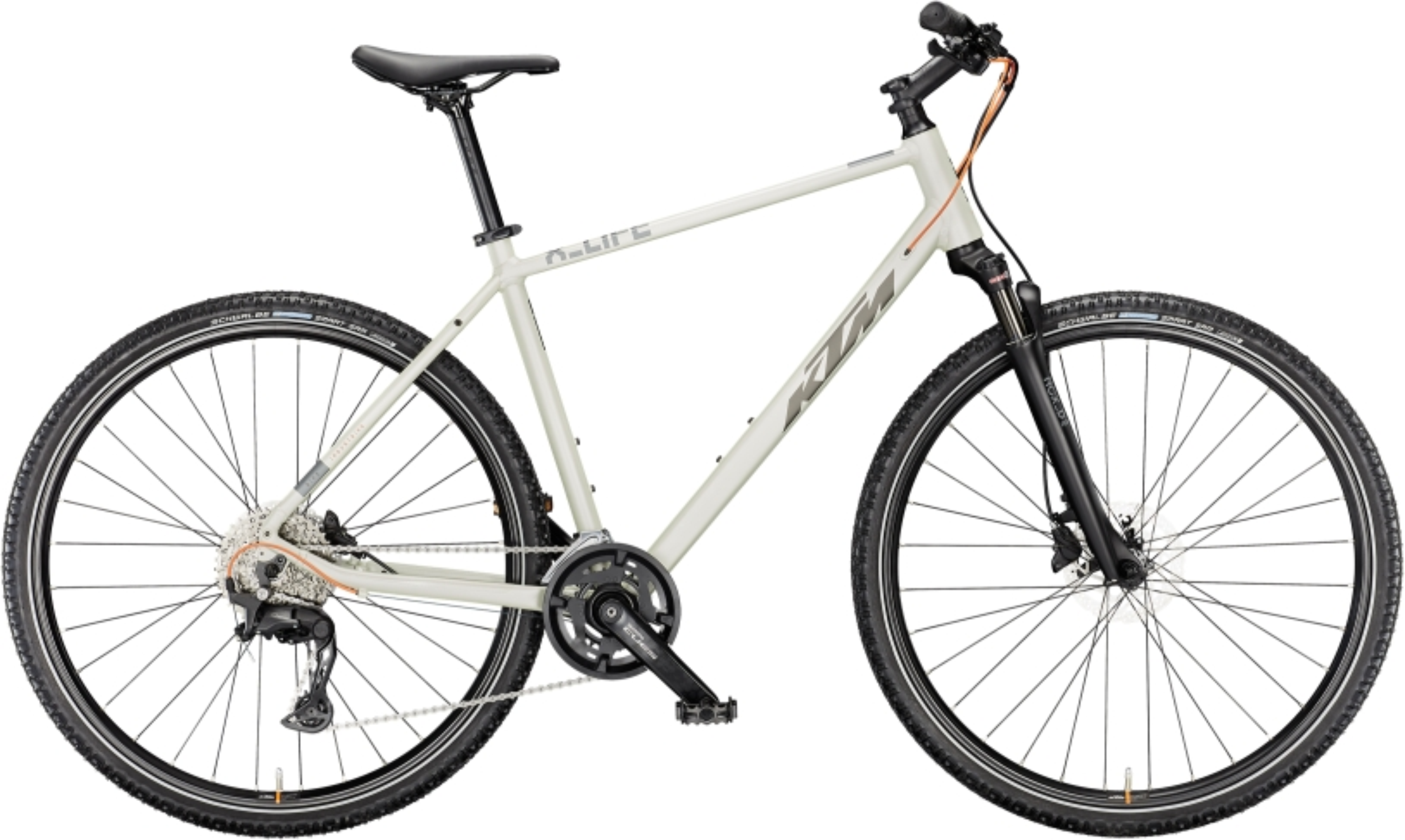 KTM X-LIFE ACTION Diamant dew silver mat (gris+orange)