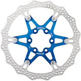 Disque de frein Reverse 6 trous aluminium/acier bleu