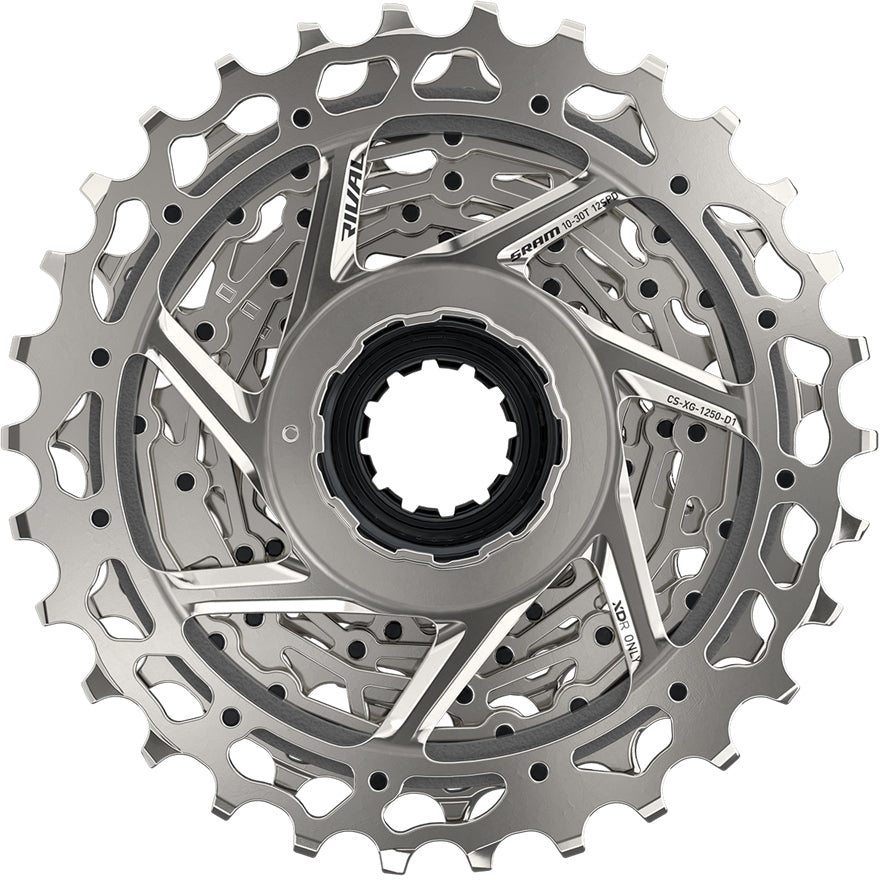 SRAM Rival XG-1250 D1 cassette 12 vitesses 10-30 dents argent