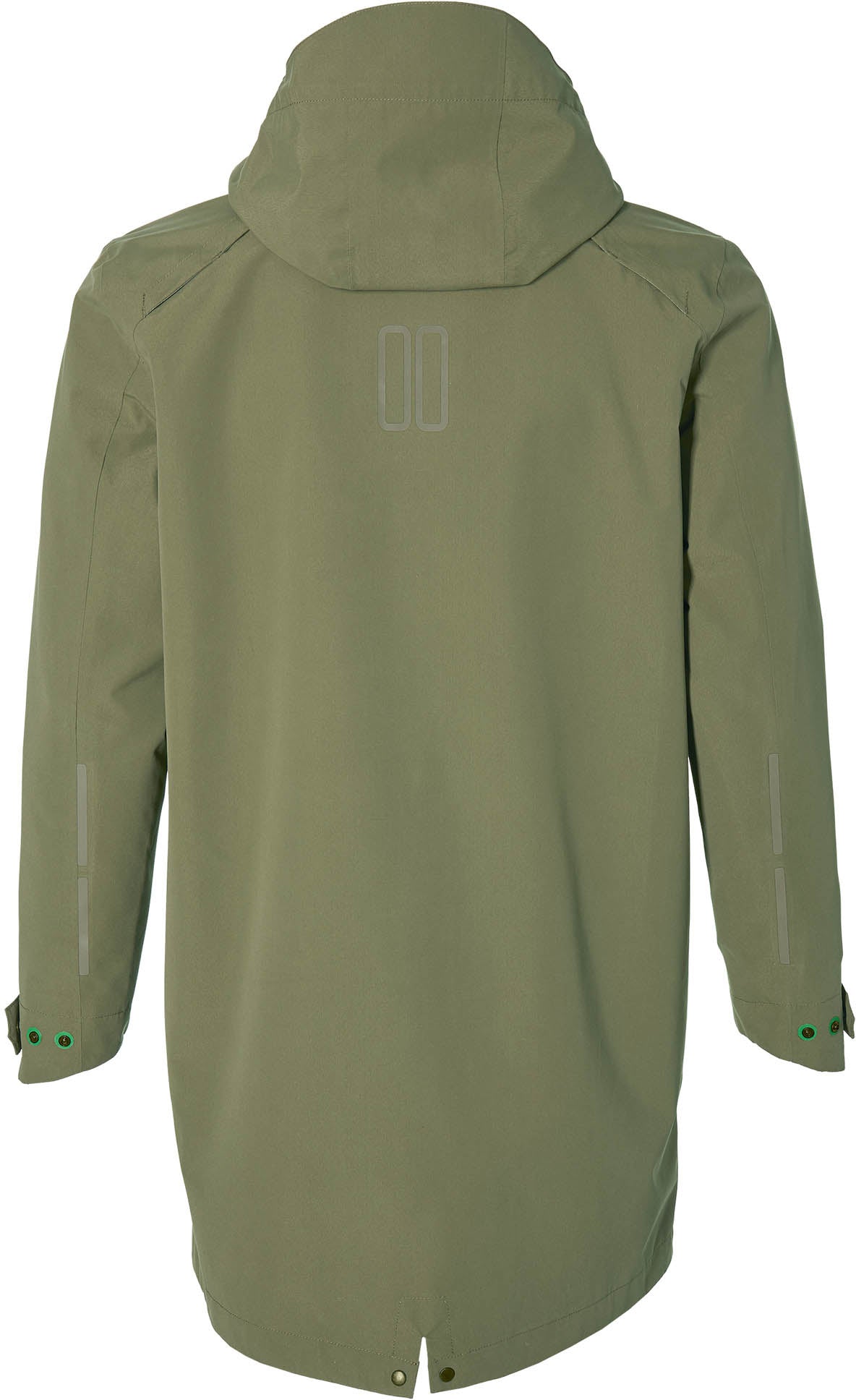 Basil Mosse parka de pluie homme olive