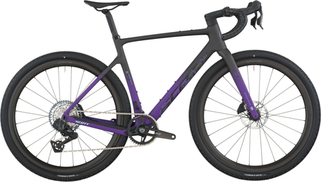 Scott Addict Gravel 20 carbone noir/indigo violet