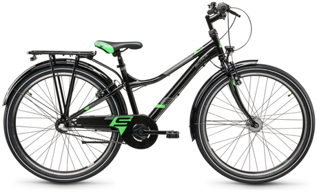 S'cool troX 26-N3 Noir/Vert Néon