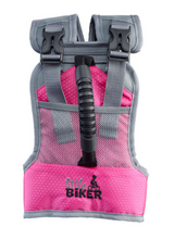 gilet d'apprentissage vélo little Biker Pinky