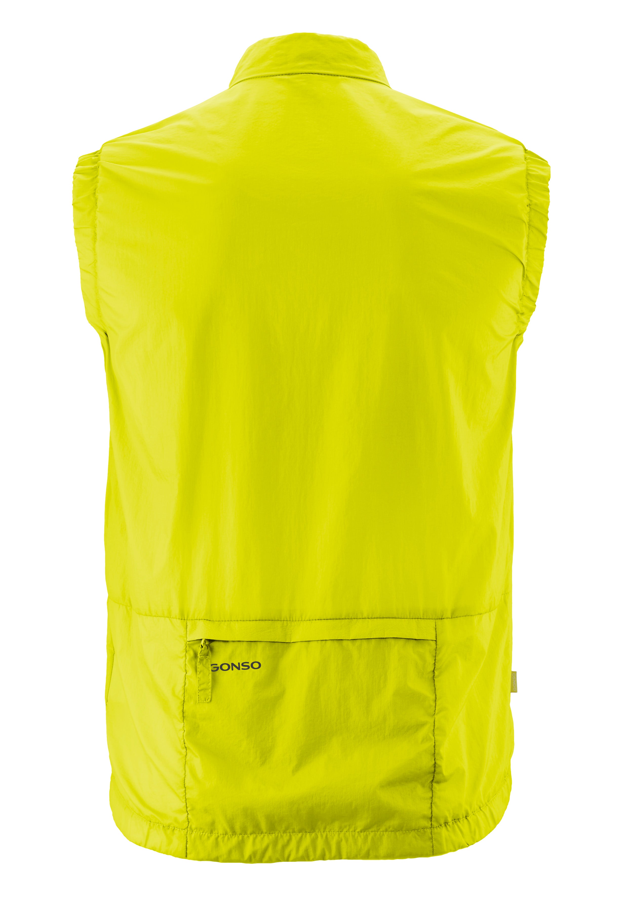 Gilet d'aventure Gonso Wind homme jaune sécurité