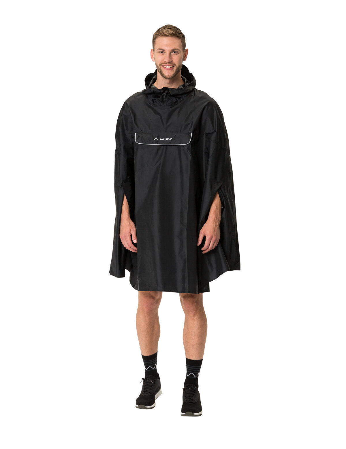 VAUDE Valdipino Poncho noir