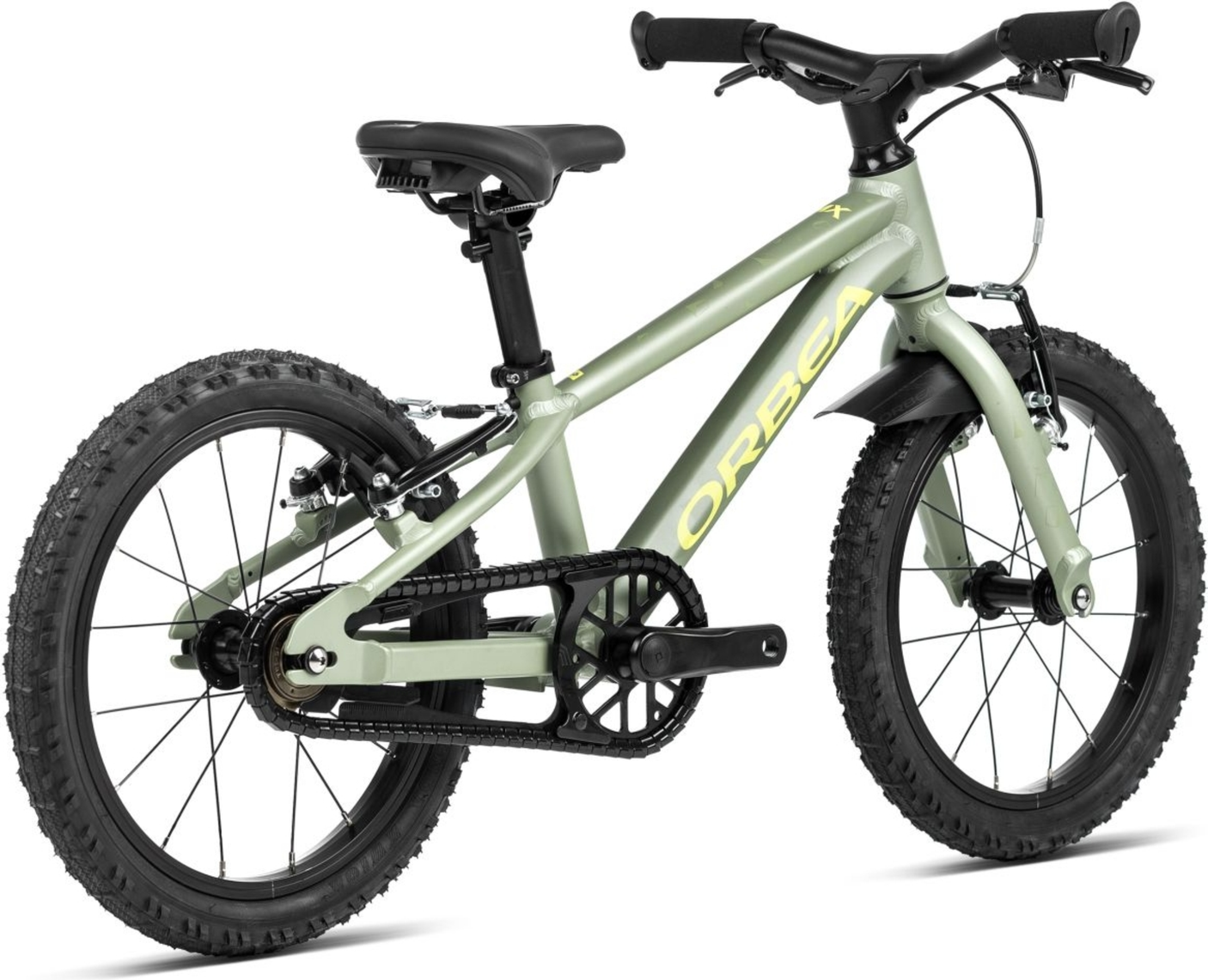 Orbea MX 16 Vert Métallique Artichaut (Mat) - Jaune (Mat)