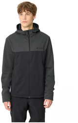 Veste softshell à capuche Qimsa II graphite pour homme VAUDE