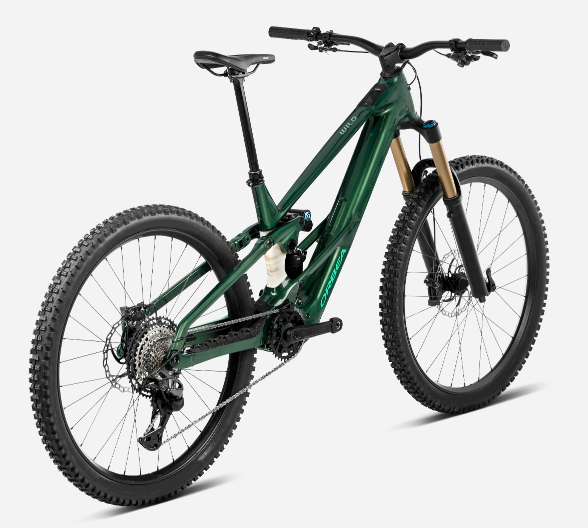 Orbea WILD LT H10 Racing Vert - Blanc Crème (Brillant)