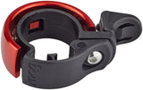 Knog Oi Classic Fahrradklingel black/red