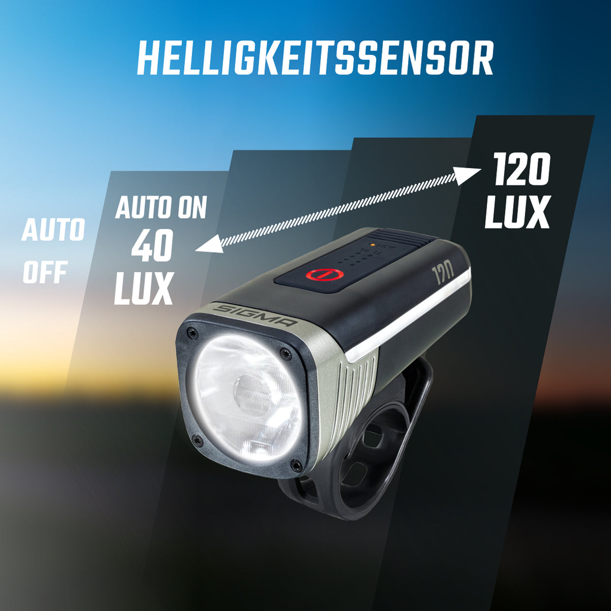 Sigma AURA 120 LINK Éclairage avant