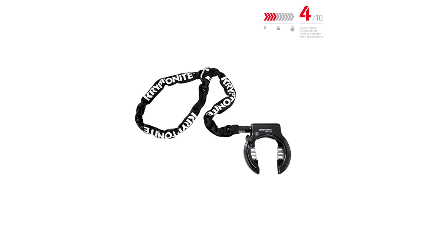 Kryptonite Antivol de cadre 512 avec chaîne