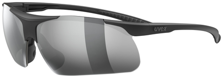 uvex Slade noir mat/argent miroir