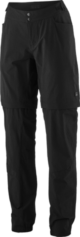 Gonso Pantalon d'aventure Zip Off Femme black