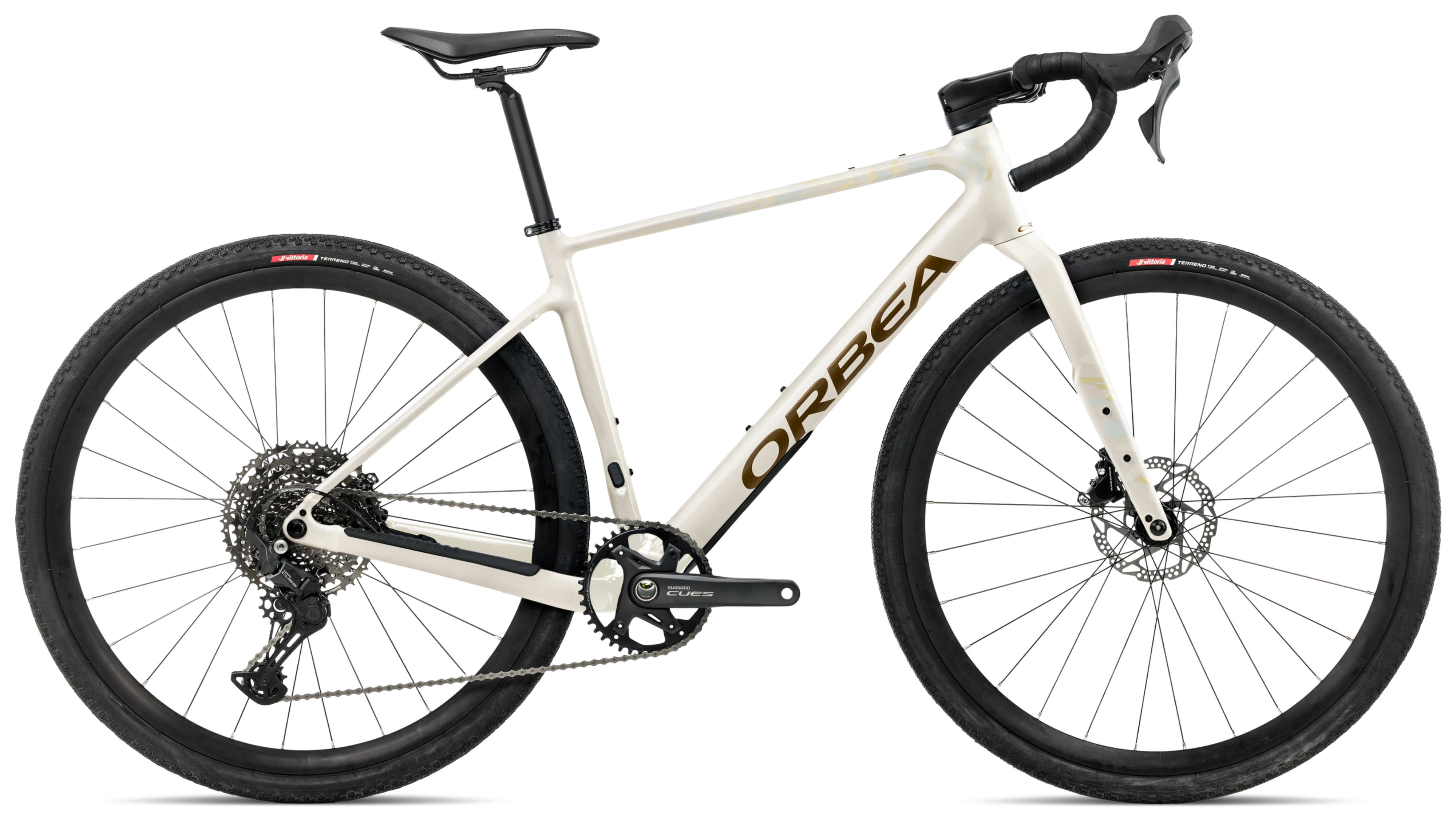 Orbea TERRA H40 1X Ivoire Blanc - Vert Olive Métallique (Brillant)