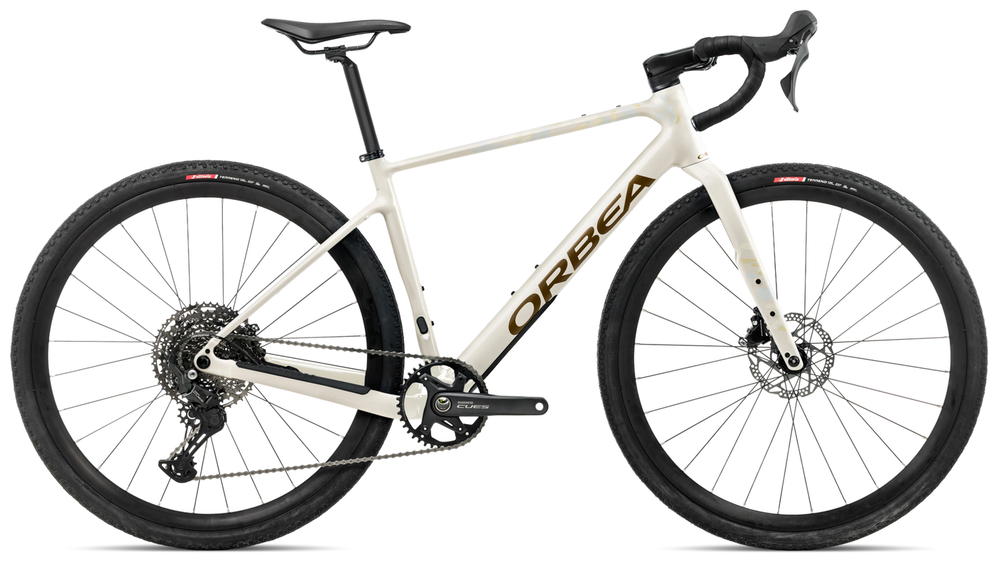 Orbea TERRA H40 1X Ivoire Blanc - Vert Olive Métallique (Brillant)