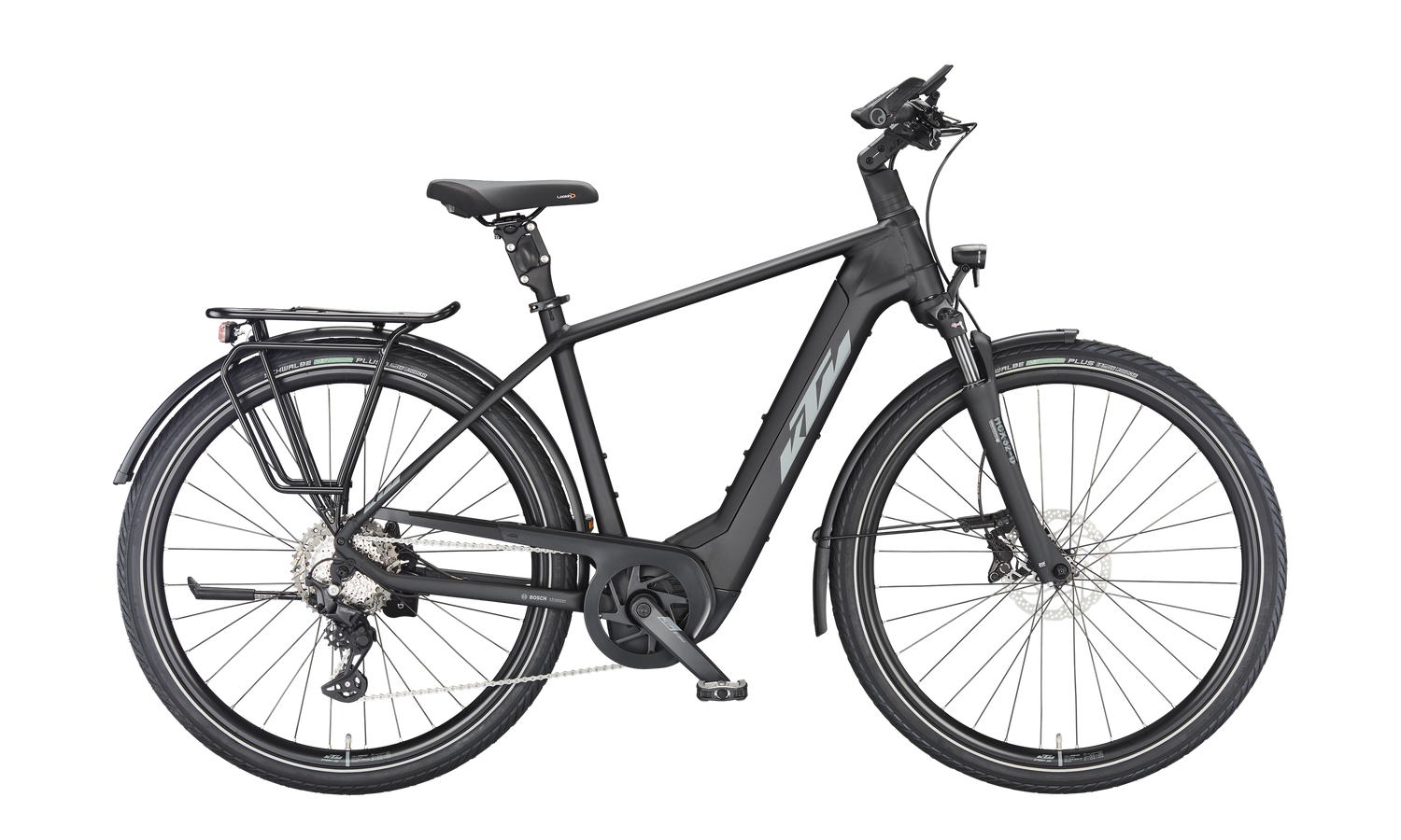 KTM MACINA STYLE 730 Diamant noir mat (gris+orange)