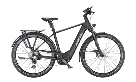 KTM MACINA STYLE 730 Diamant noir mat (gris+orange)