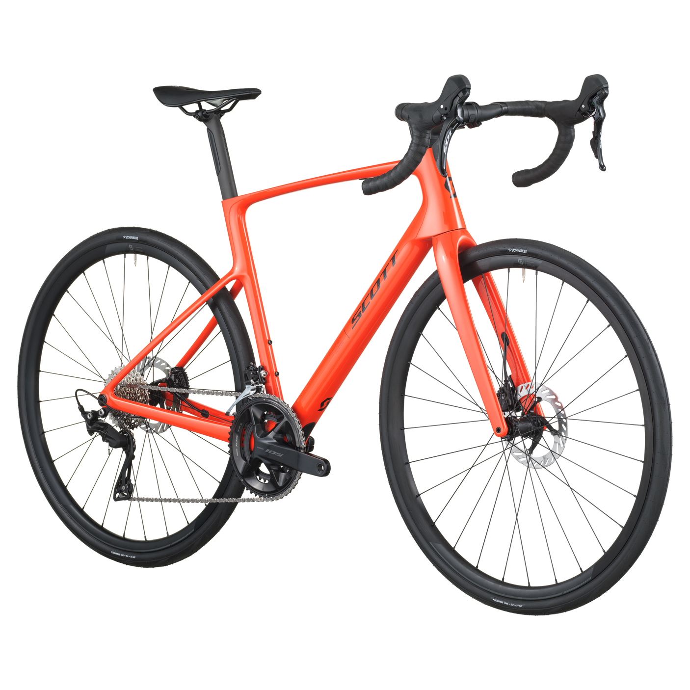 Scott Addict 50 orange flamme