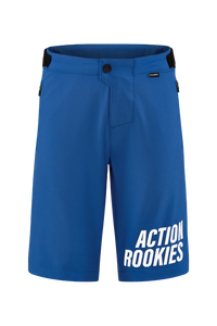 Cube MTB Baggy Short ROOKIE X bleu Actionteam – aktuelle Variante