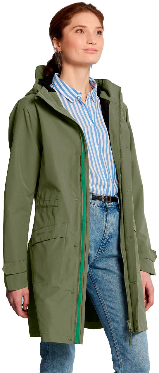Basil Mosse parka de pluie femme olive