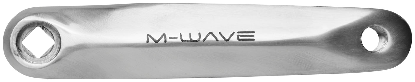M-Wave Jeu de pédalier 1 vitesse 38 dents alu/acier argenté