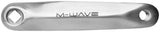 M-Wave Jeu de pédalier 1 vitesse 38 dents alu/acier argenté