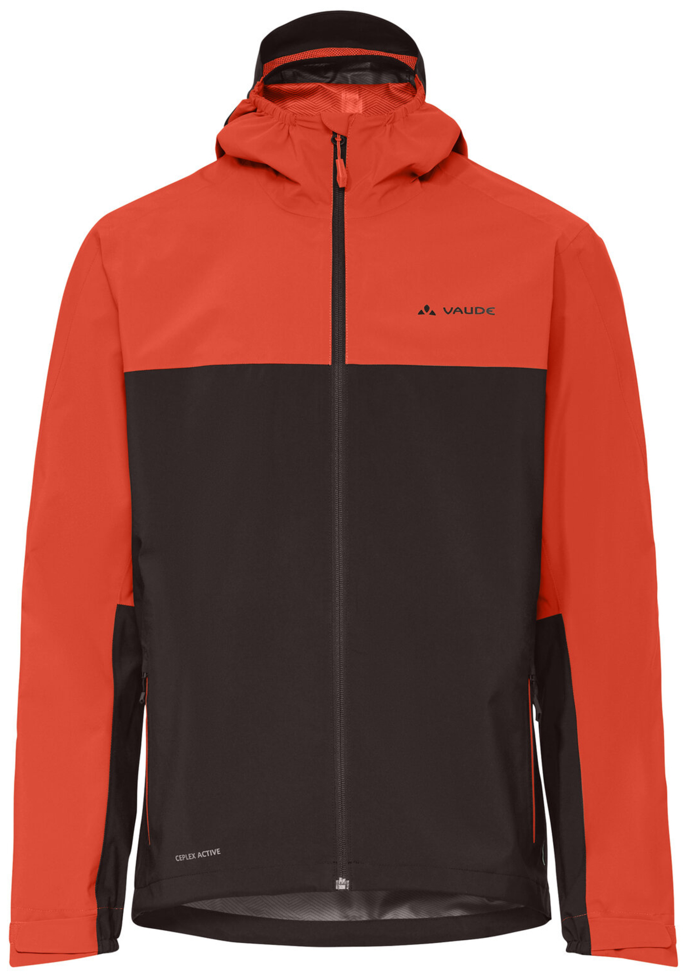 VAUDE Veste de pluie Moab pour homme rouge lumineux/noir