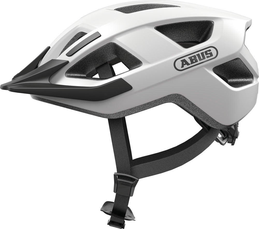 ABUS Aduro 3.0 LED Casque Urban blanc polaire