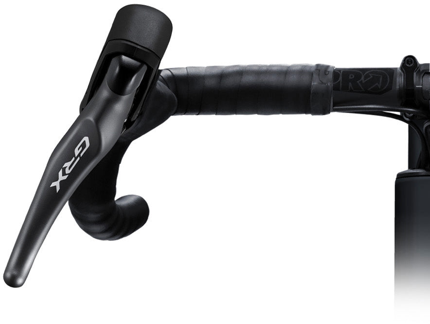 Shimano GRX ST-RX820/BR-RX820 Set de freins à disque arrière Flat Mount 12 vitesses gris/noir