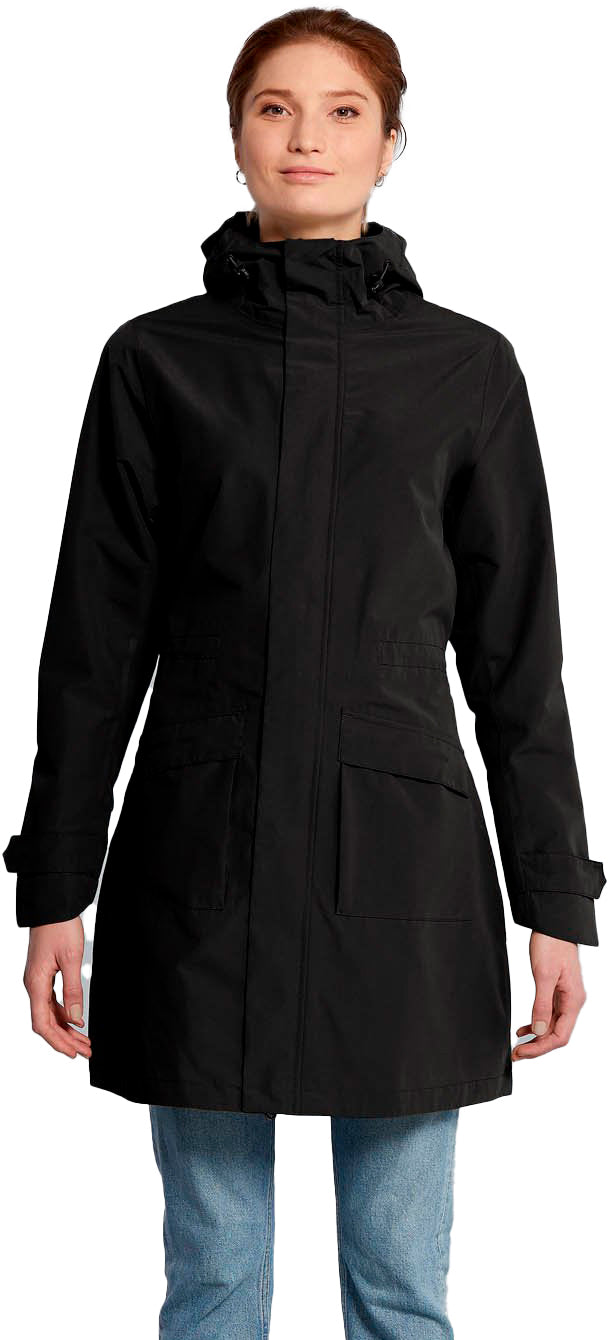 Basil Mosse parka de pluie femme noir