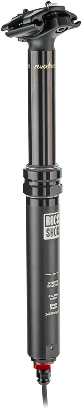 Tige de selle RockShox Reverb Stealth 1X Ø30,9mm MMX en bas à gauche noir