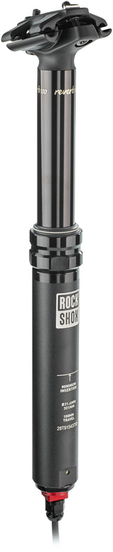 Tige de selle RockShox Reverb Stealth 1X Ø31,6mm MMX en bas à gauche noir