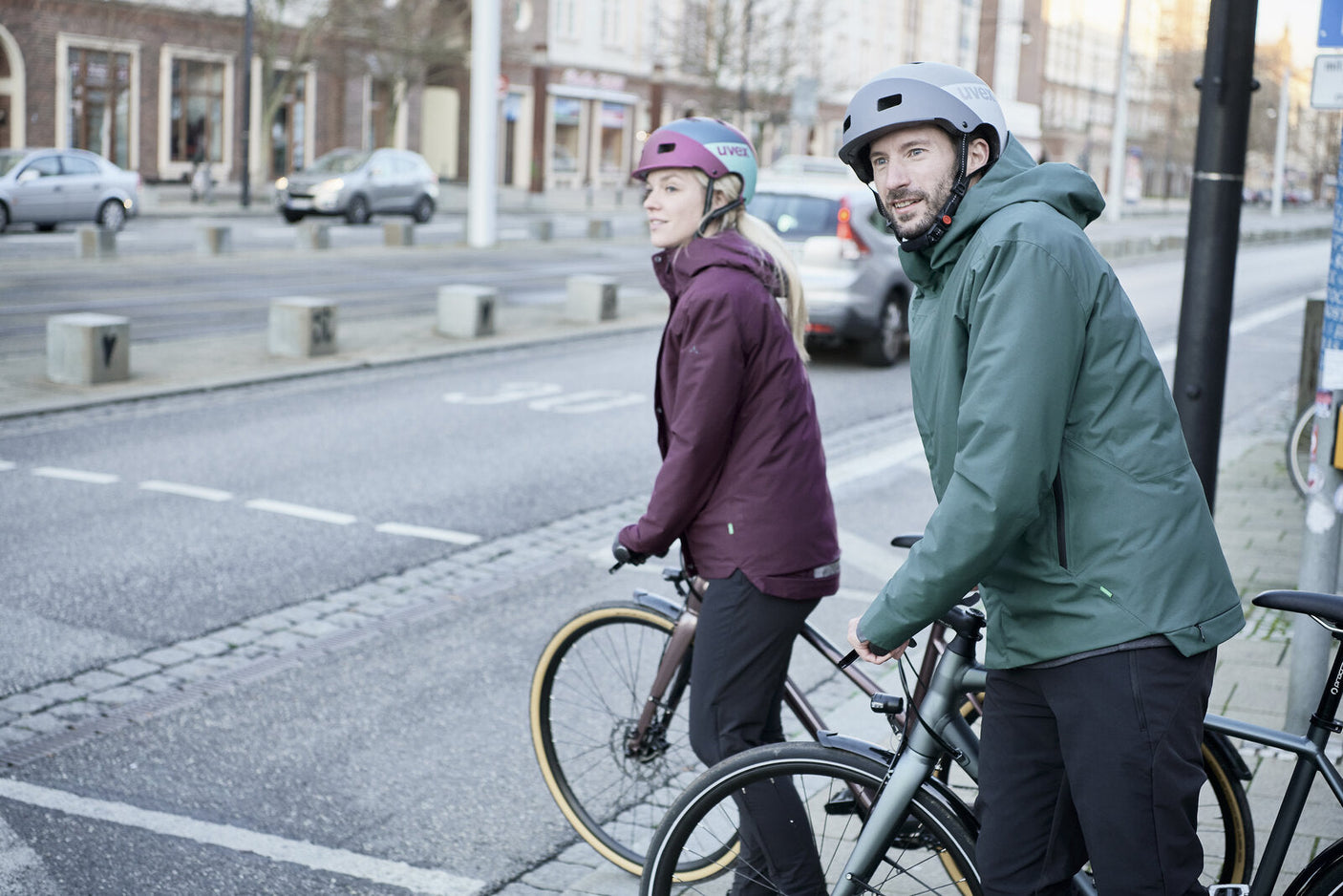 VAUDE Cyclist Warm Rain Jacket homme vert