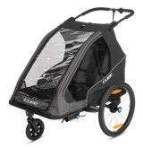 Cube remorque enfant Double PURE noir, gris