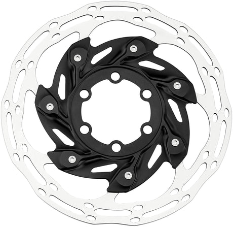 SRAM Centerline XR Rotor disque de frein en deux parties profil arrondi 6 trous noir/argent