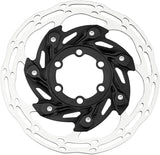SRAM Centerline XR Rotor disque de frein en deux parties profil arrondi 6 trous noir/argent