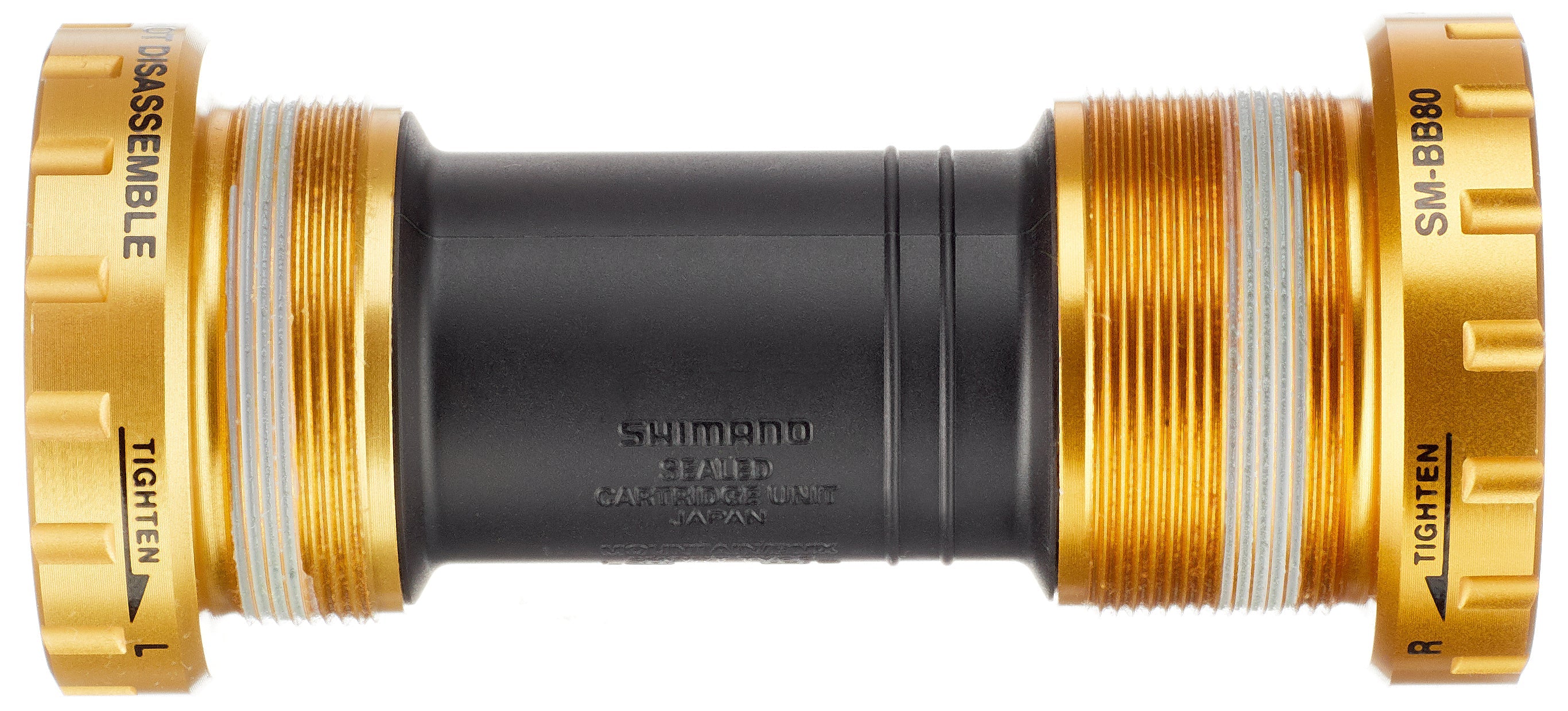 Shimano Saint SM-BB80 Boîtier de pédalier BSA 68/73mm doré