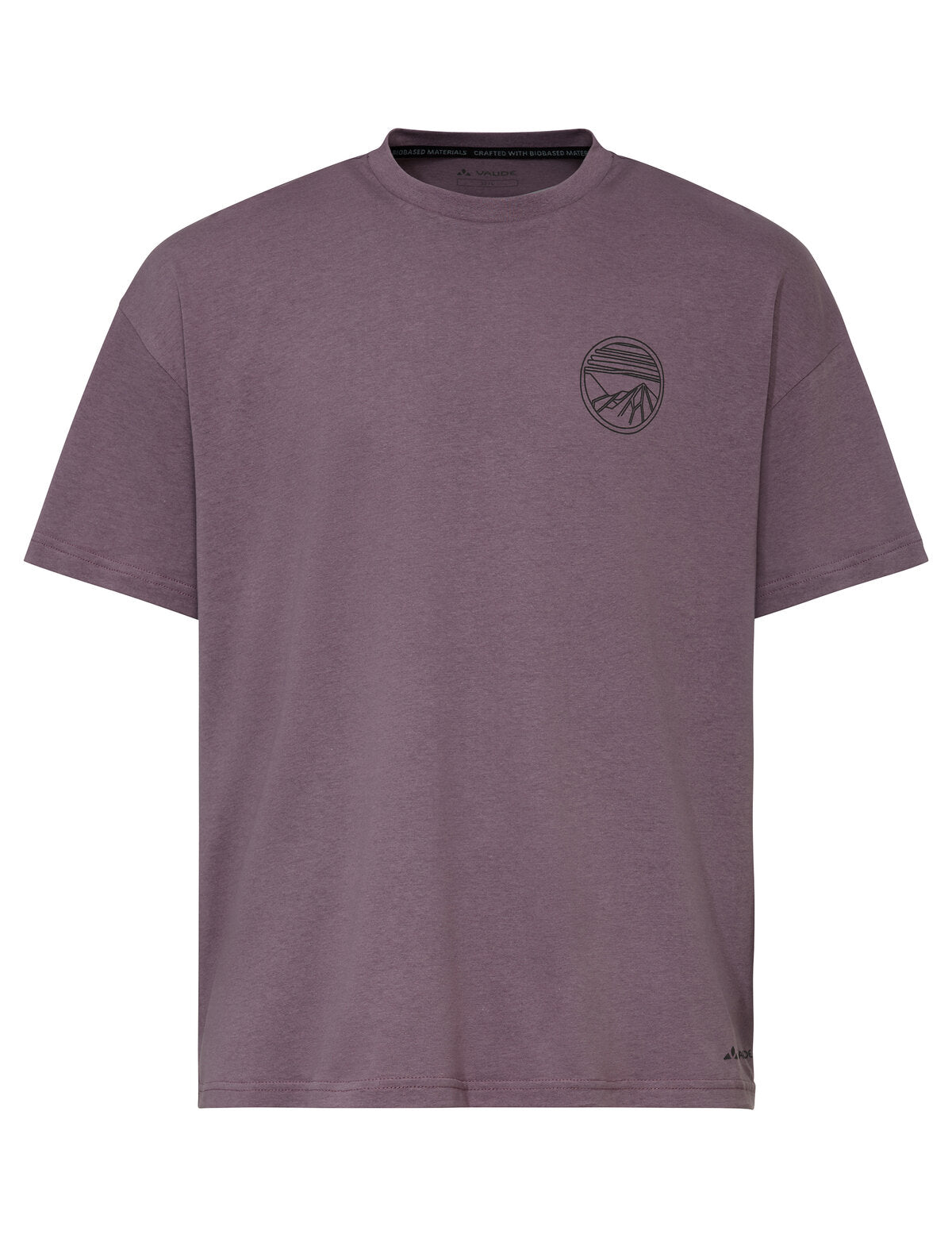 Chemise décontractée cycliste homme VAUDE violet cendré