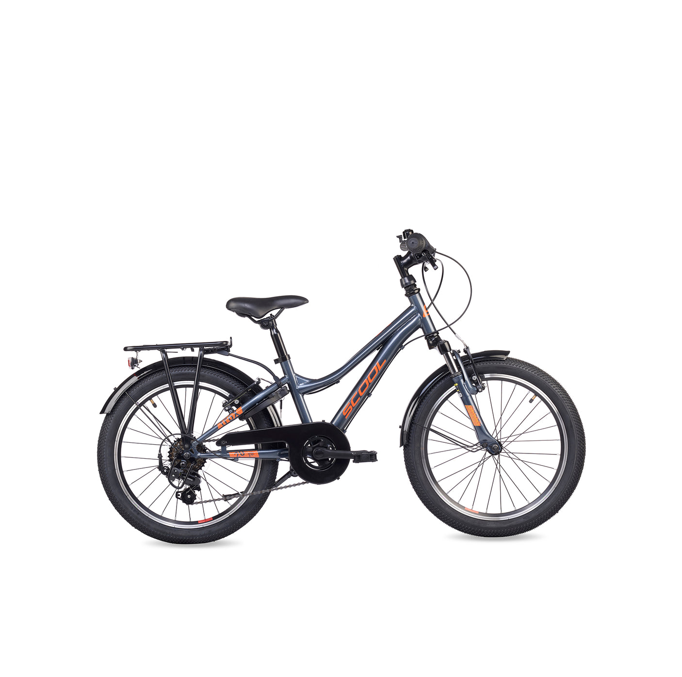 S'cool troX 20-K6 Gris foncé/Orange
