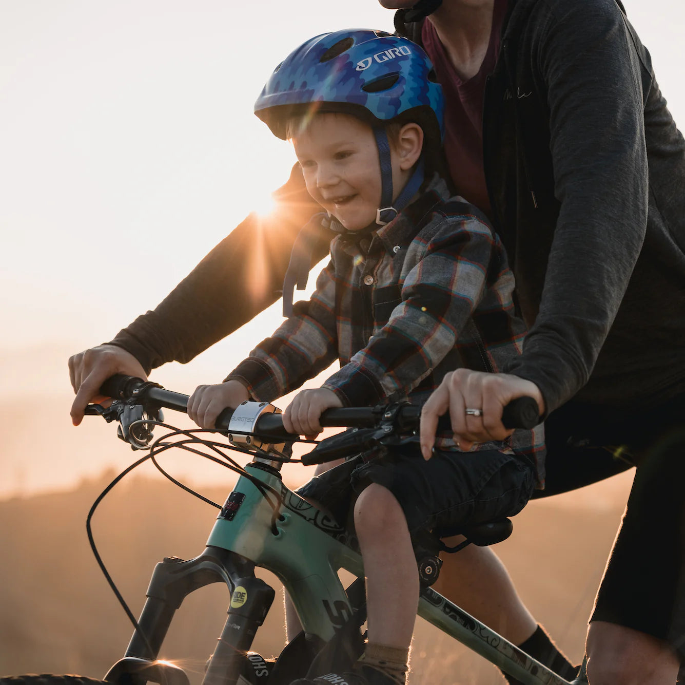 Kids Ride Shotgun 2.0 MTB siège enfant avant noir