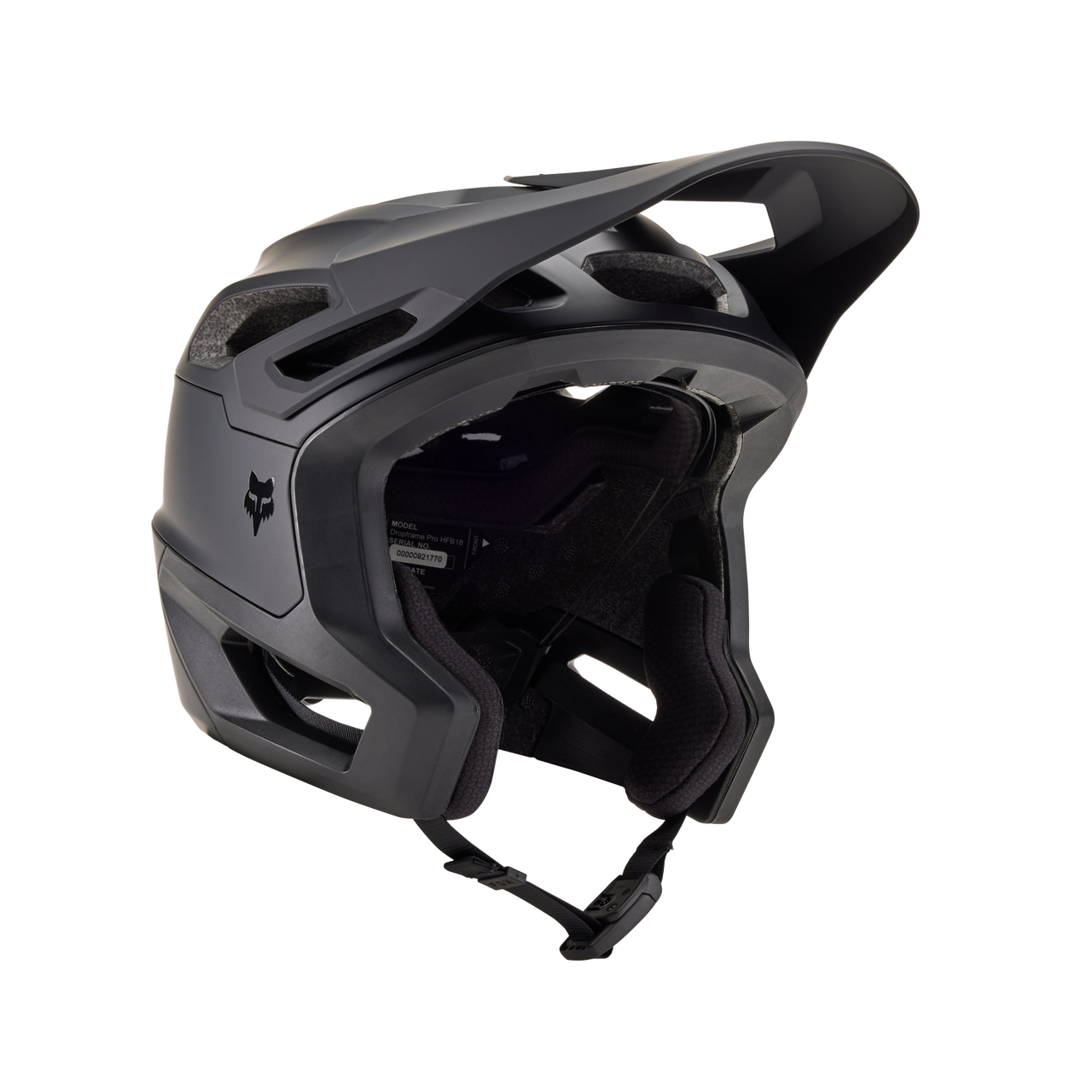Casque VTT Fox Dropframe Pro Noir Mat Mat