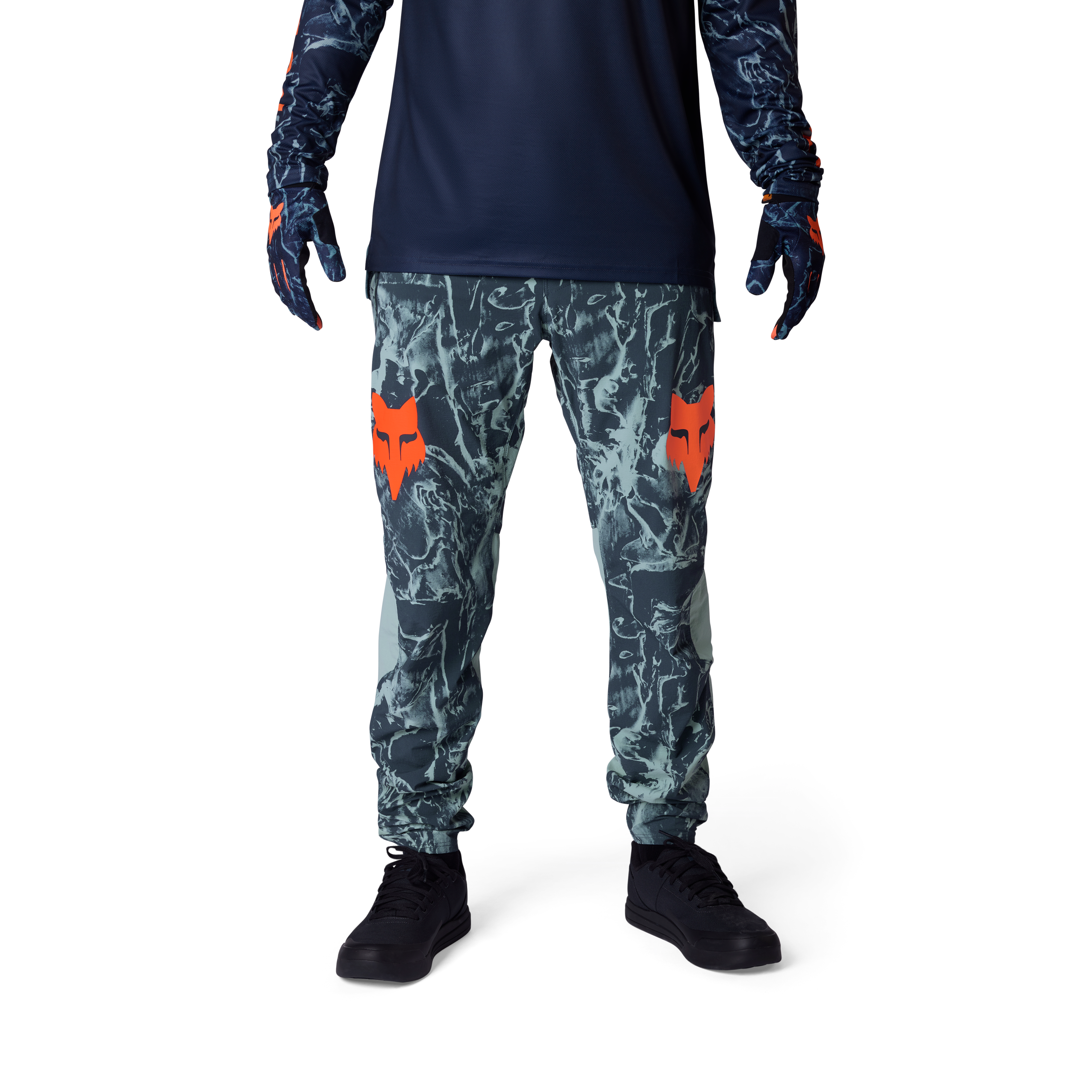 Fox Ranger Pantalon Image Print Bleu Arctique