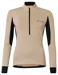 VAUDE Women's Kuro Halfzip LS Tricot beige – aktuelle Variante