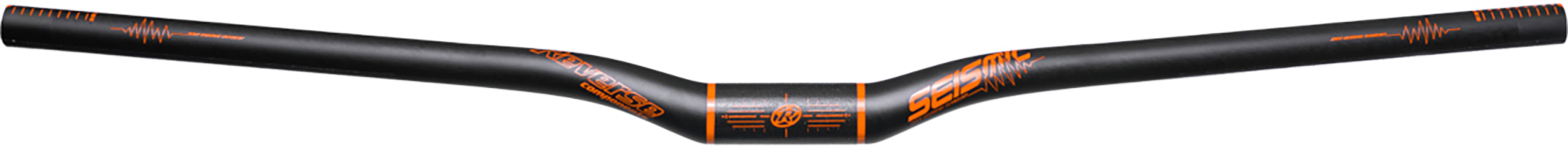 Reverse Seismic 810 Carbon Guidon Ø31,8mm 25mm noir/orange