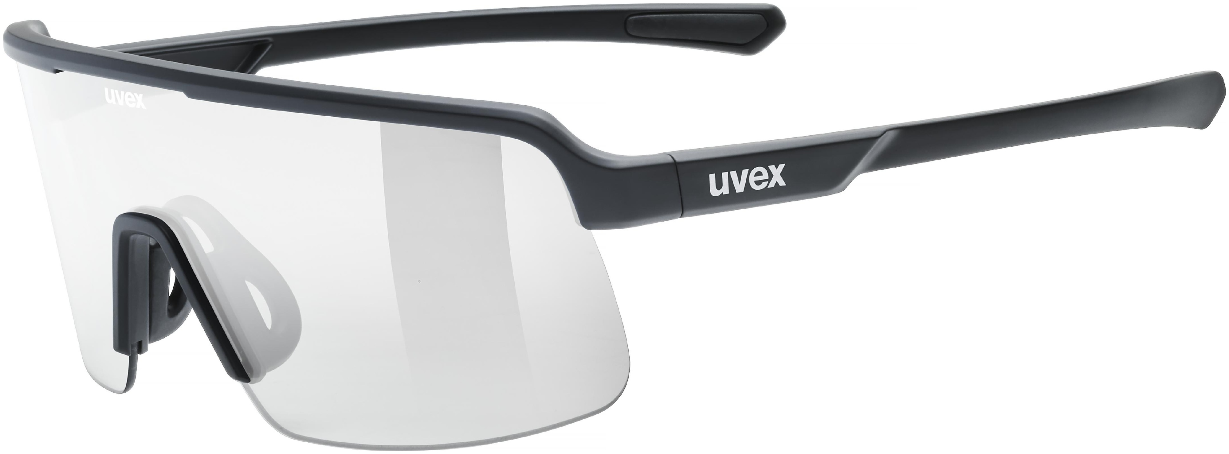 uvex Dyrt Lunettes de vélo Noir Mat / Transparent