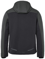 Veste softshell à capuche Qimsa II graphite pour homme VAUDE